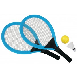 Badminton jr. sæt - skumbold / fjerbold