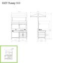 EXIT Yummy 300 udendørskøkken i træ EXIT Yummy 300 udendørskøkken i træ