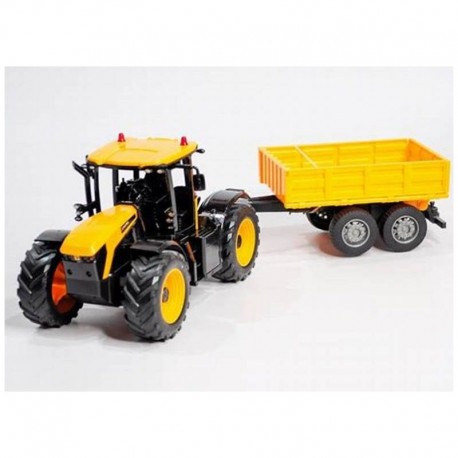 Fjernstyret JCB Fastrac 4220 traktor med tipvogn