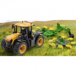Fjernstyret JCB Fastrac 4220 traktor med tipvogn 2