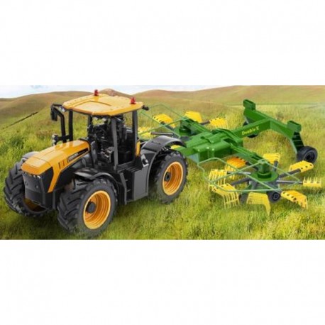 Fjernstyret JCB Fastrac 4220 traktor med tipvogn