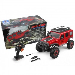 Stor fjernstyret 4-hjulstrukket JEEP med LED-lys 2