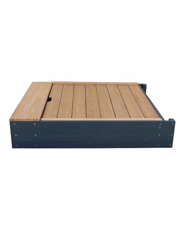 Mandy sandkasse - Antracitgrå / brun