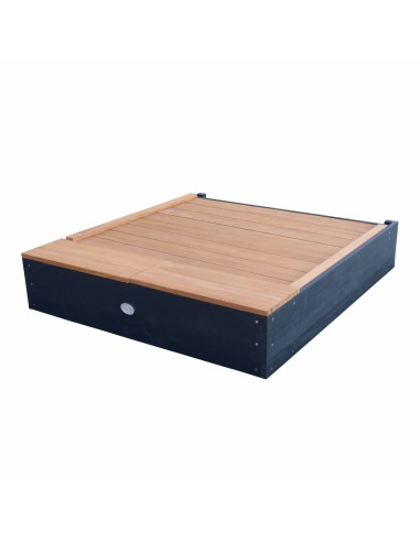 Mandy sandkasse - Antracitgrå / brun