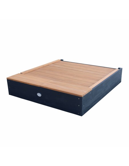 Mandy sandkasse - Antracitgrå / brun