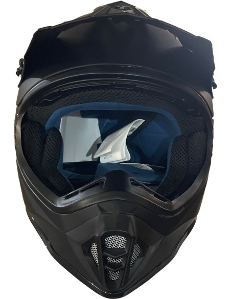 Crosser Hjelm Mat Sort Crosser Hjelm Mat Sort