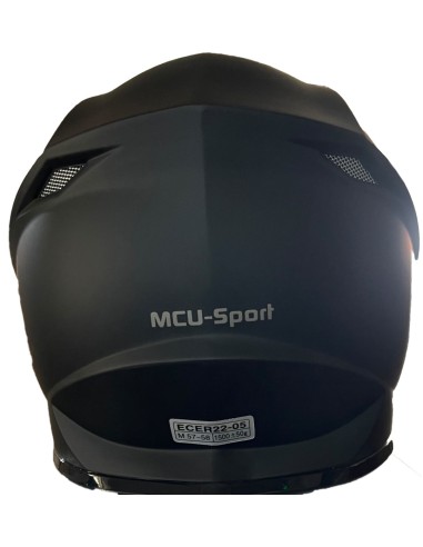 Crosser Hjelm Mat Sort