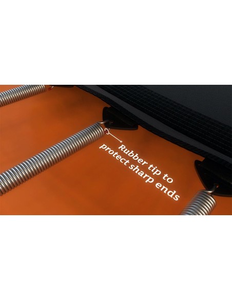 Avyna FlatLevel Rektangulær Trampolin - Grå