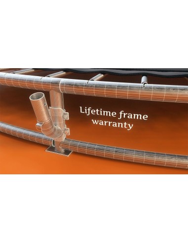 Avyna FlatLevel Rektangulær Trampolin - Grå