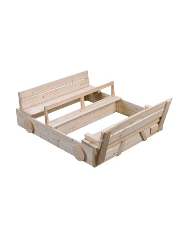 Sandkasse 'Bil' i træ