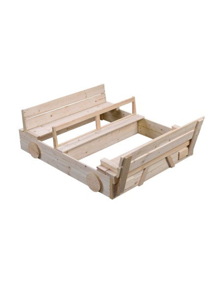 Sandkasse 'Bil' i træ