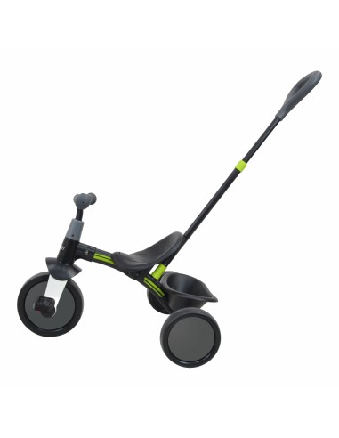 Trehjulet cykel med aftagelig skubbestang