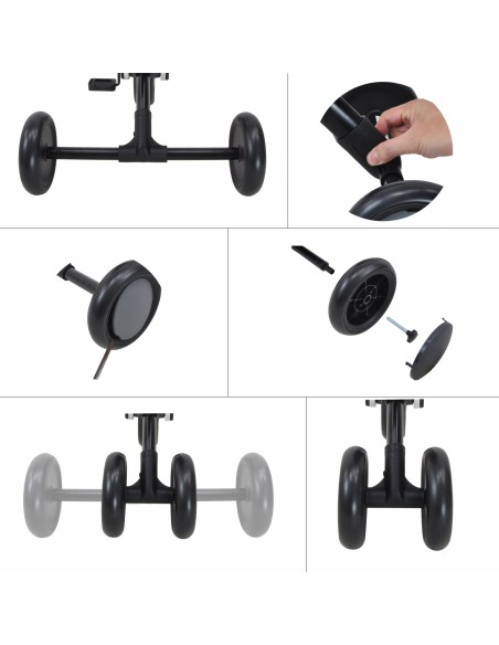 Sunny Walker 2-i-1 balancecykel 2000 i pulverlakeret stål