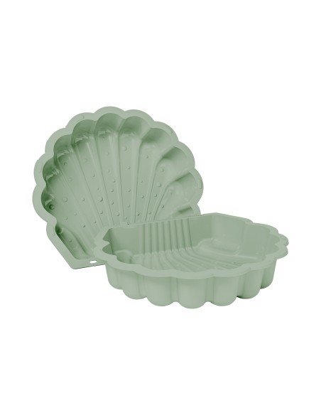 Muslingesandkasse - Pastel lysegrøn