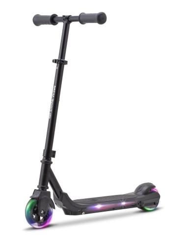 EL-Løbehjul sort med LED lys