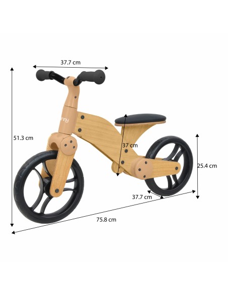 Sunny løbecykel i træ 2000