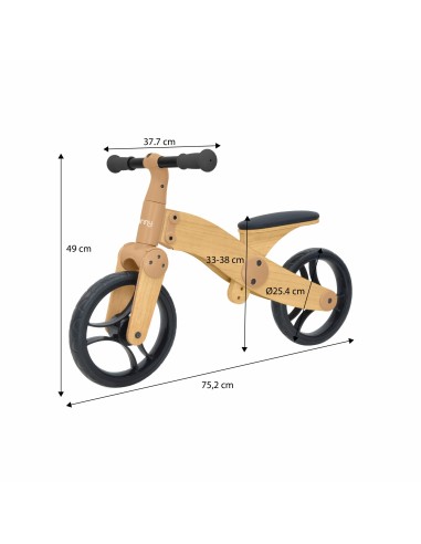 Sunny løbecykel i træ 1000