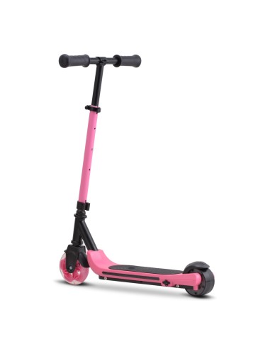 EL-Løbehjul pink med LED lys - 21.6V - MCU-Sport