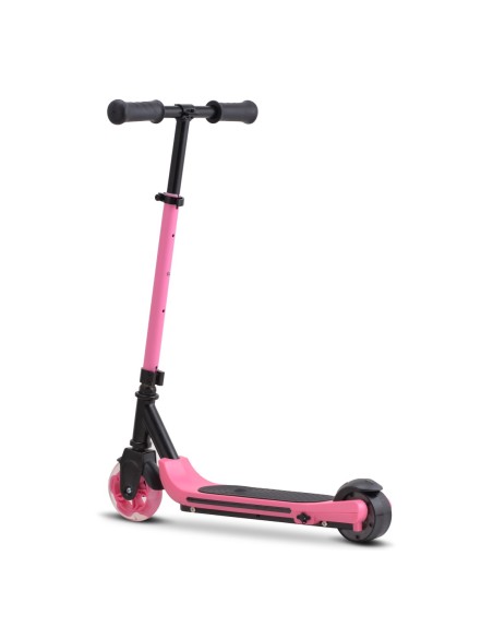 EL-Løbehjul pink med LED lys - 21.6V - MCU-Sport
