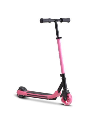 EL-Løbehjul pink med LED lys - 21.6V - MCU-Sport