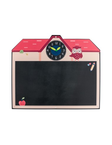 Tegnetavle med ur - til legepladsen - Swingking