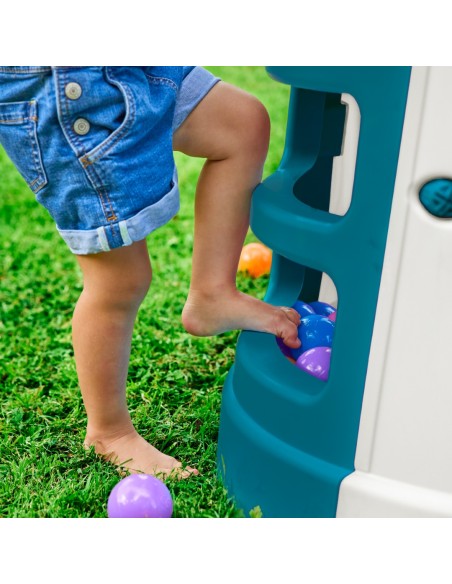 Aktivitetstårn med rutsjebane - trin