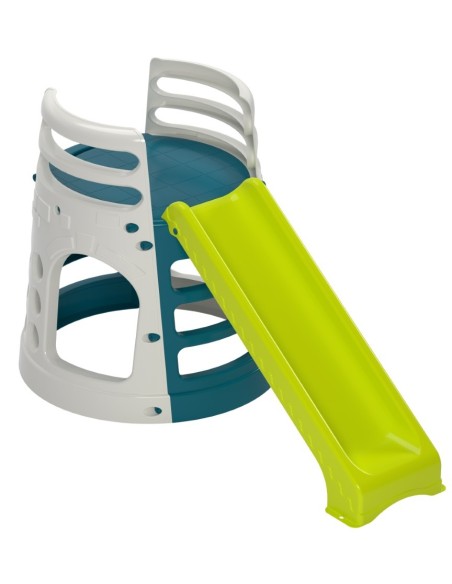 Aktivitetstårn med rutsjebane