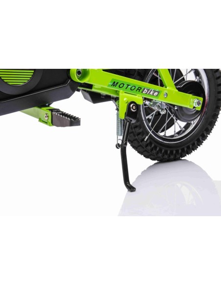 Dirt Bike EL 250W 24V Crosser - Grøn