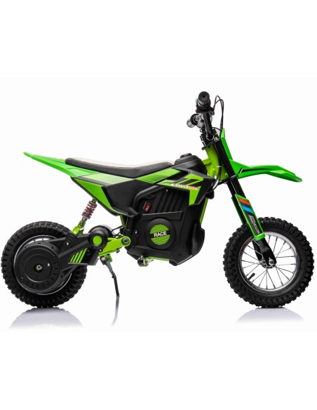 Dirt Bike EL 250W 24V Crosser - Grøn