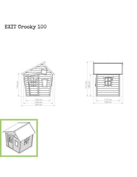 Crooky plantegning Crooky plantegning
