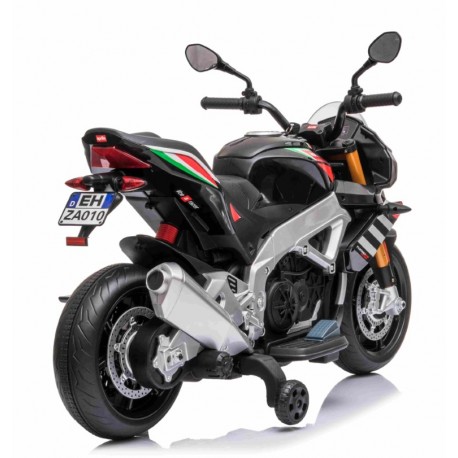 Aprilia Tuono V4 Motorcykel til Børn 12V med gummihjul