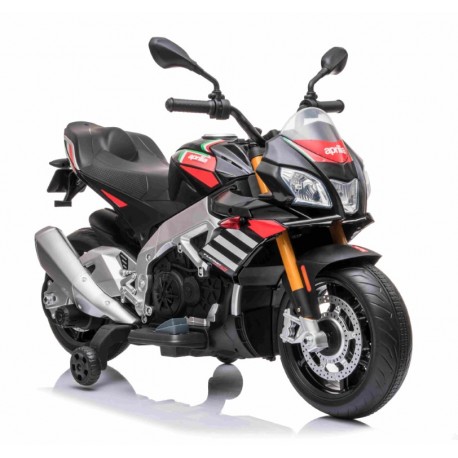 Aprilia Tuono V4 Motorcykel til Børn 12V med gummihjul