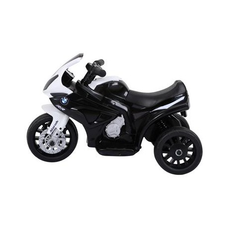 BMW S1000 motorcykel 6V med lædersæde - Blå