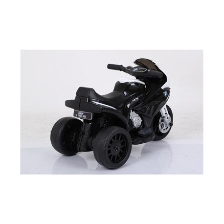 BMW S1000 motorcykel 6V med lædersæde - Blå