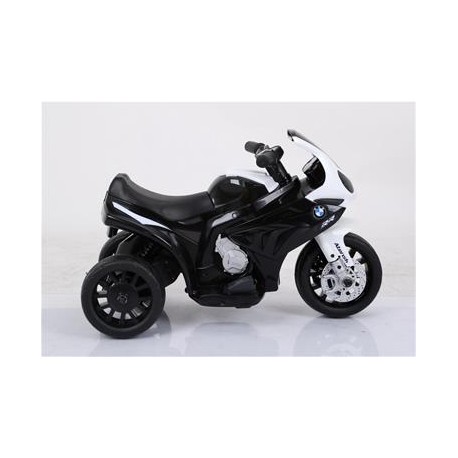 BMW S1000 motorcykel 6V med lædersæde - Blå