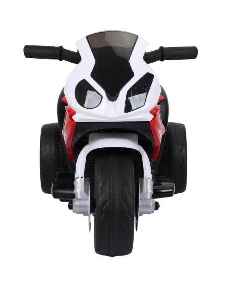 BMW S1000 motorcykel 6V med lædersæde - Rød