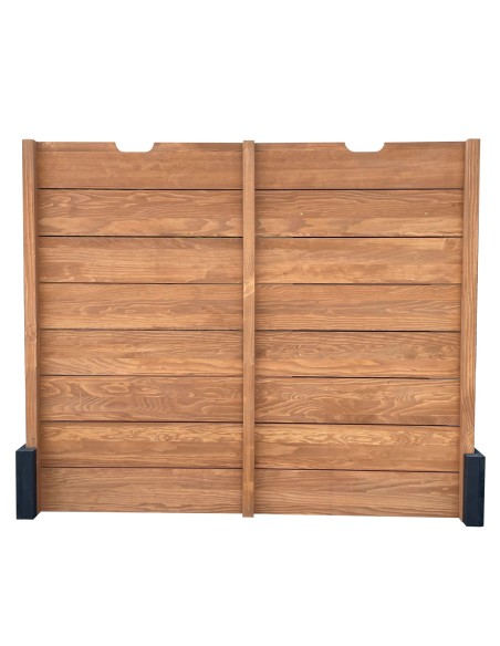 Mandy XL sandkasse 130 x 120 cm – antracit/brun