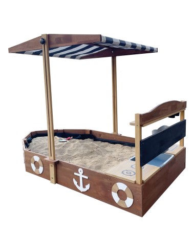 Dora bådsandkasse med soltag