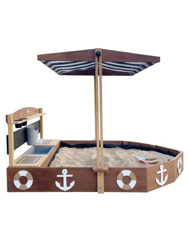 Dora bådsandkasse med soltag