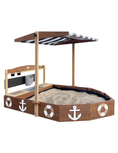 Dora bådsandkasse med soltag