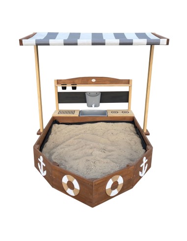 Dora bådsandkasse med soltag