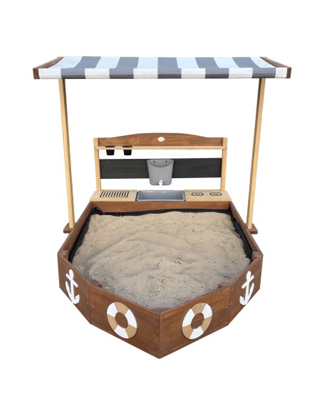 Dora bådsandkasse med soltag