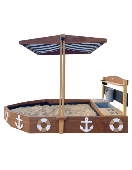 Dora bådsandkasse med soltag