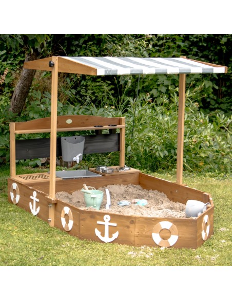 Dora bådsandkasse med soltag