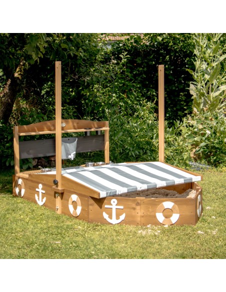 Dora bådsandkasse med soltag