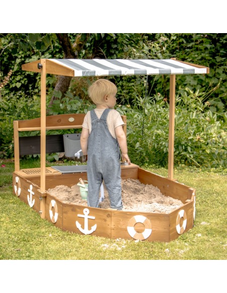 Dora bådsandkasse med soltag