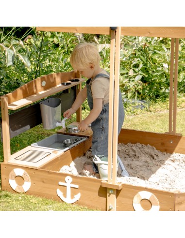 Dora bådsandkasse med soltag