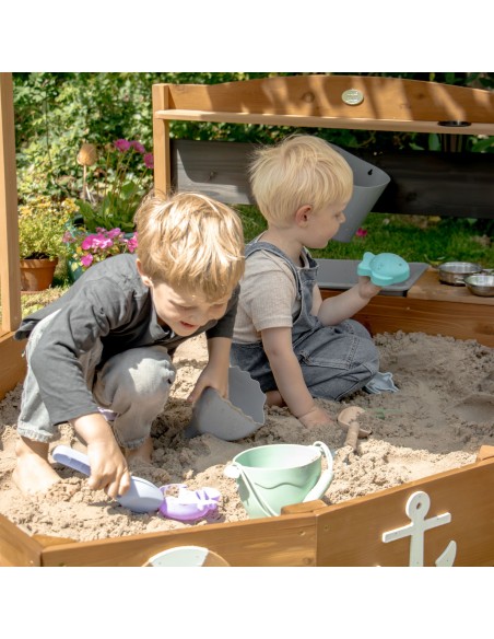 Dora bådsandkasse med soltag