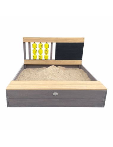 Kitty Sandkasse – 100 x 100 cm med kryds og bolle