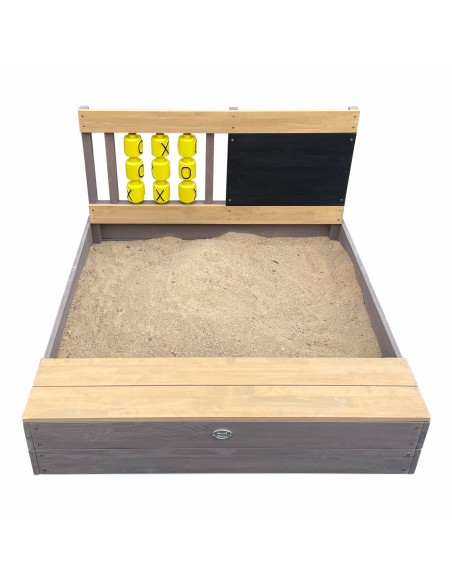 Kitty Sandkasse – 100 x 100 cm med kryds og bolle